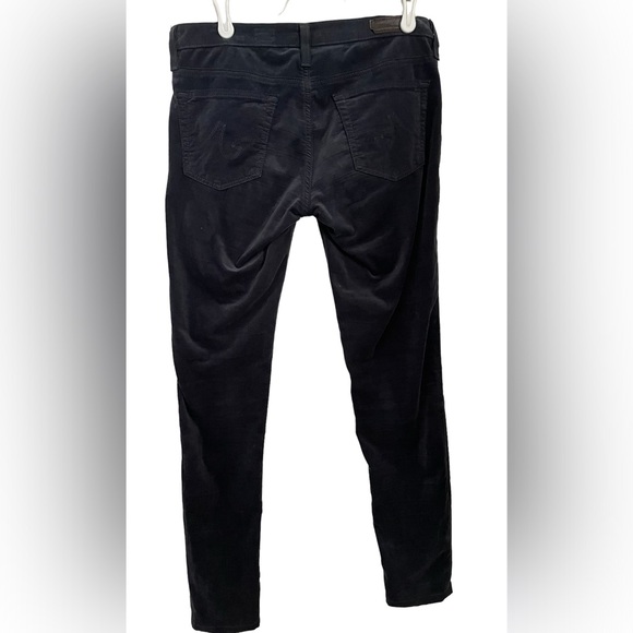 AG Adriano Goldschmied The Legging Super Skinny Velvet Jeans/Leggings - Picture 2 of 13